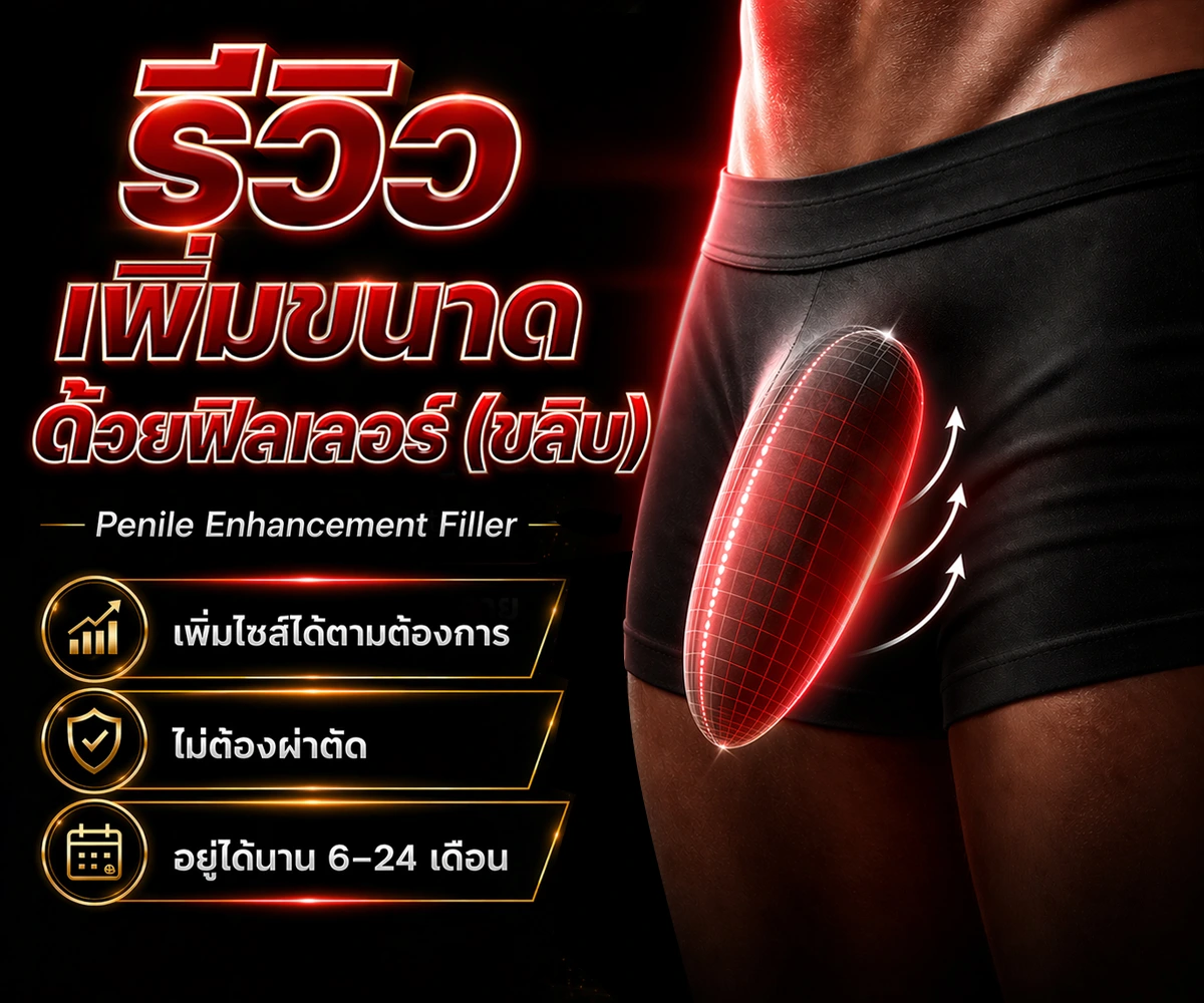 รีวิวฟิลเลอร์เพิ่มขนาดแบบขลิบ @ Lover Clinic