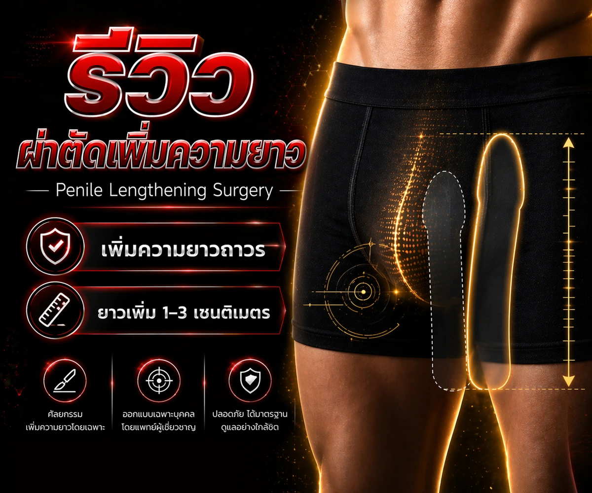 รีวิวผ่าตัดปลดความยาวถาวร @ Lover Clinic